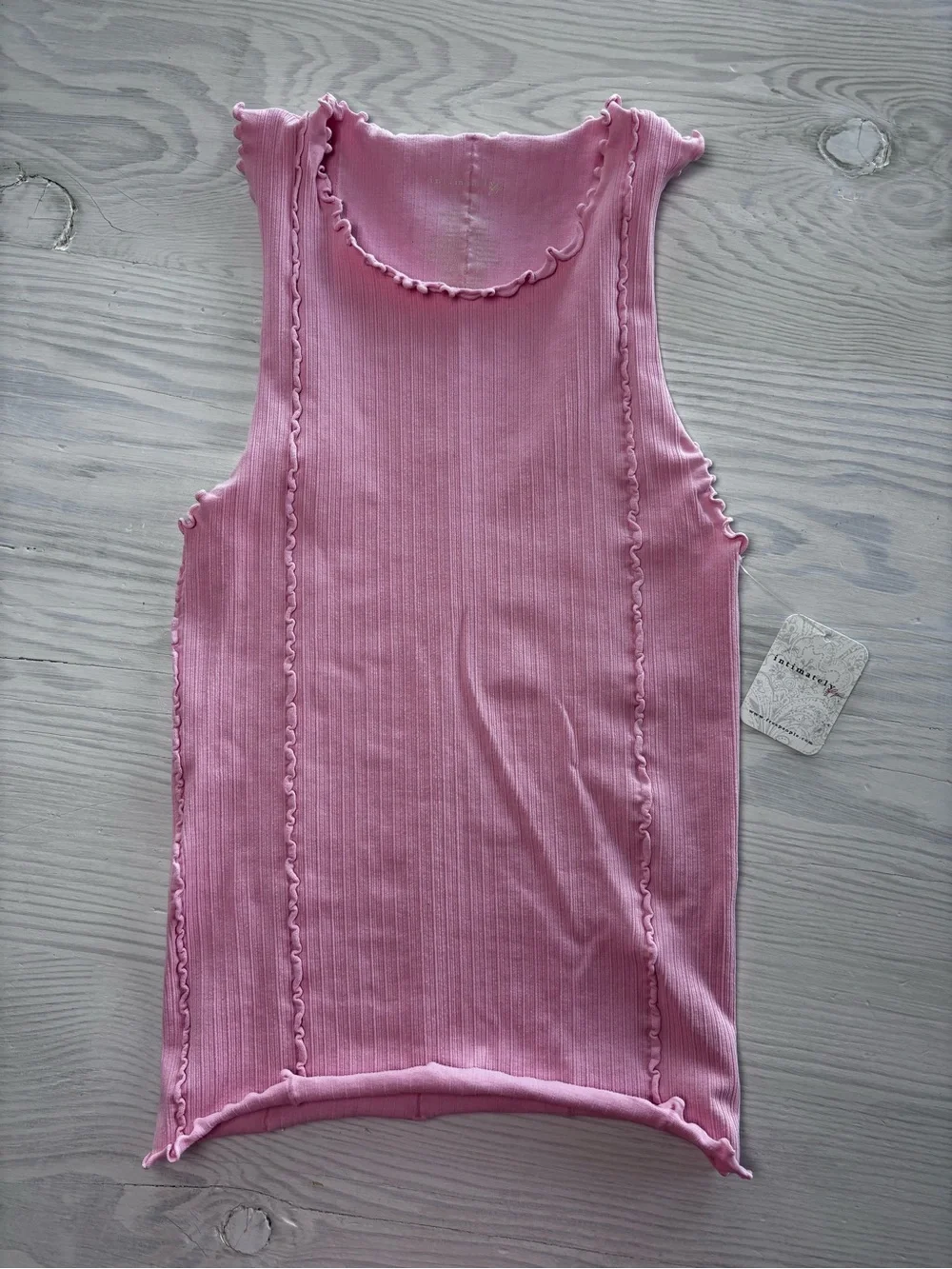 Free People Intimately Better This Way Tank (Pink-Stock Photo For Reference)
